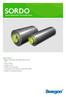 SORDO. Sound attenuator for circular ducts QUICK FACTS