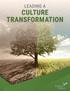 LEADING A CULTURE TRANSFORMATION