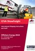 CEVA Showfreight. Offshore Energy October 2018 Amsterdam RAI. International Shipping Instructions and Tariff
