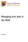Managing your plan in the NDIS