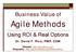 Business Value of Agile Methods