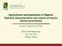 Agricultural mechanization in Nigeria: Demand characteristics and nature of tractor service provisions