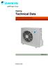 Heating. Technical Data. Daikin Altherma hybrid heat pump EEDEN EVLQ-CV3