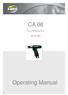 CA 08. Operating Manual. Stud Welding Gun HBS Bolzenschweiss-Systeme GmbH & Co. KG