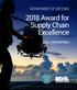 2018 Award for Supply Chain Excellence