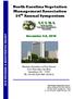 North Carolina Vegetation Management Association 24 th Annual Symposium