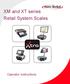XM and XT series Retail System Scales