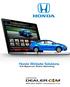 Honda Website Solutions. Full Spectrum Online Marketing. powered by