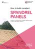 How to build compliant SPANDREL PANELS. Guidance on building and installing spandrel panels for party walls above masonry