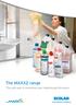 The MAXX2 range. The safe way to maximise your cleaning performance