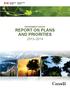 ENVIRONMENT CANADA REPORT ON PLANS AND PRIORITIES