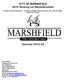CITY OF MARSHFIELD 2016 Parking Lot Reconstruction. Contract