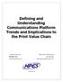 Defining and Understanding Communications Platform Trends and Implications to the Print Value Chain