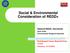 Social & Environmental Consideration of REDD+