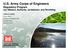 U.S. Army Corps of Engineers Regulatory Program Our Mission, Authority, Jurisdiction, and Permitting