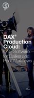 DAX Production Cloud: