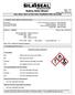 SILA-SEAL Material Safety Data Sheet SILA-SEAL RED ULTRA HIGH TEMPERATURE SILICONE