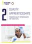 2 Quality Apprenticeships
