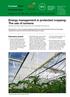Energy management in protected cropping: The use of screens