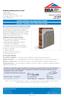 EPSICON EXTERNAL WALL INSULATION SYSTEMS EPSICON 2 EXTERNAL WALL INSULATION SYSTEM