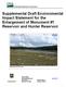 Supplemental Draft Environmental Impact Statement for the Enlargement of Monument #1 Reservoir and Hunter Reservoir