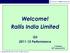 Welcome! Rallis India Limited