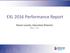 EXL 2016 Performance Report. Stacie Loucks, Executive Director May 2, 2016