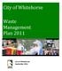 City of Whitehorse. Waste Management Plan 2011