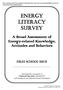 Energy Literacy Survey