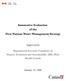 Summative Evaluation of the First Nations Water Management Strategy