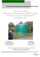 TOWN OF RICHMOND PRELIMINARY ENGINEERING REPORT UPDATES FOR WATER STORAGE IMPROVEMENTS DECEMBER, 2013