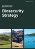 November Biosecurity Strategy