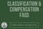 CLASSIFICATION & COMPENSATION FAQS