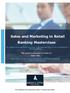 Sales and Marketing in Retail Banking Masterclass
