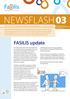 NEWSFLASH 03. FASILIS update. FASILIS: Stimulating new business development in Human Health