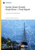 Nordic Green Growth Road Show Final Report. Jukka Teräs and Linda Randall (eds)