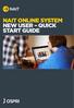 NAIT ONLINE SYSTEM NEW USER QUICK START GUIDE