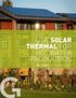 use Solar thermal for hot water production