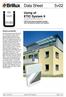 Using of ETIC System II Verarbeitung WDV-System II ETICS hard foam insulation boards with mechanical fixation (rail system)
