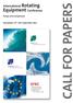 CALL FOR PAPERS. Pumps and Compressors. Düsseldorf, 27th 28th September Pump Users International Forum 2012