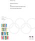 REQUEST FOR PROPOSALS CUSTOMER RELATIONSHIP MANAGEMENT SYSTEM. For the United States Olympic Museum