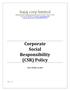 Corporate Social Responsibility (CSR) Policy