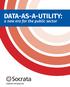 DATA-AS-A-UTILITY: a new era for the public sector. Industry Perspective