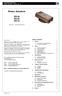 Rotary Actuators RR-56 RR-66 RR-76. Table of Contents. Assembly Instructions Rotary Actuators RR-56, -66, -76. Version 2.0 Last revision July 2013