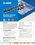 Mapelastic 400. Professional, Liquid-Rubber Waterproofing and Crack- Isolation Membrane DESCRIPTION WHERE TO USE FEATURES AND BENEFITS