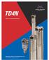 TD4N. High Feed Radius Mill TD4N type. New Product News No. H1801A