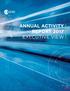 ANNUAL ACTIVITY REPORT 2017 EXECUTIVE VIEW