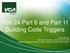 Title 24 Part 6 and Part 11 Building Code Triggers