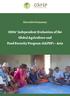 Executive Summary. CSOs Independent Evaluation of the Global Agriculture and Food Security Program (GAFSP) Asia