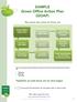 SAMPLE Green Office Action Plan (GOAP)